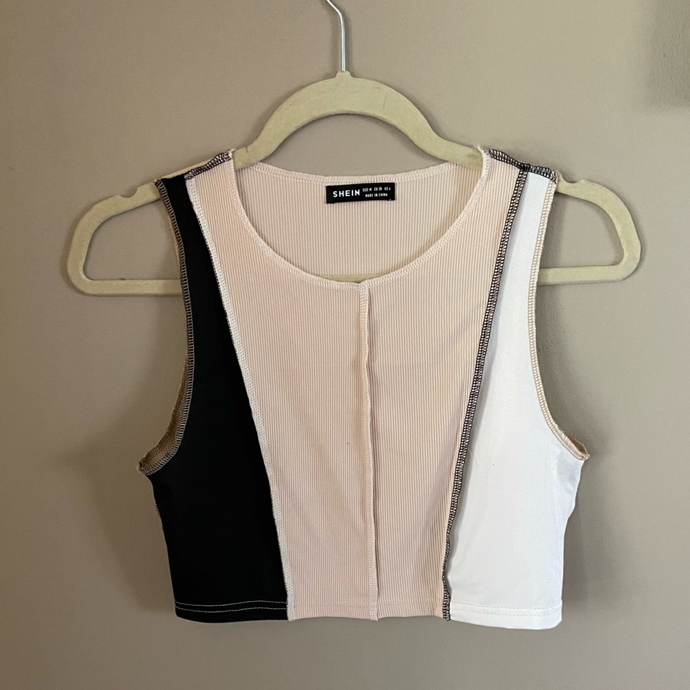 Block colored tank top